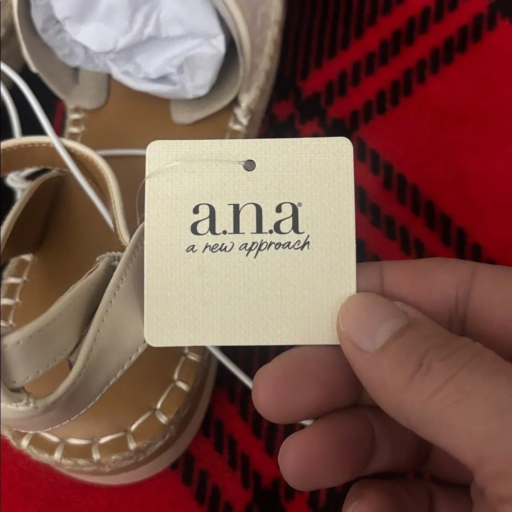 a.n.a Cream‎ Lace Espadrille Sandals
